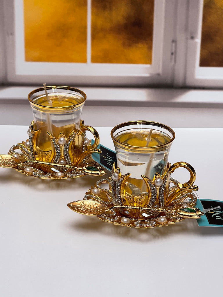 Turkish Tea Glass Candles