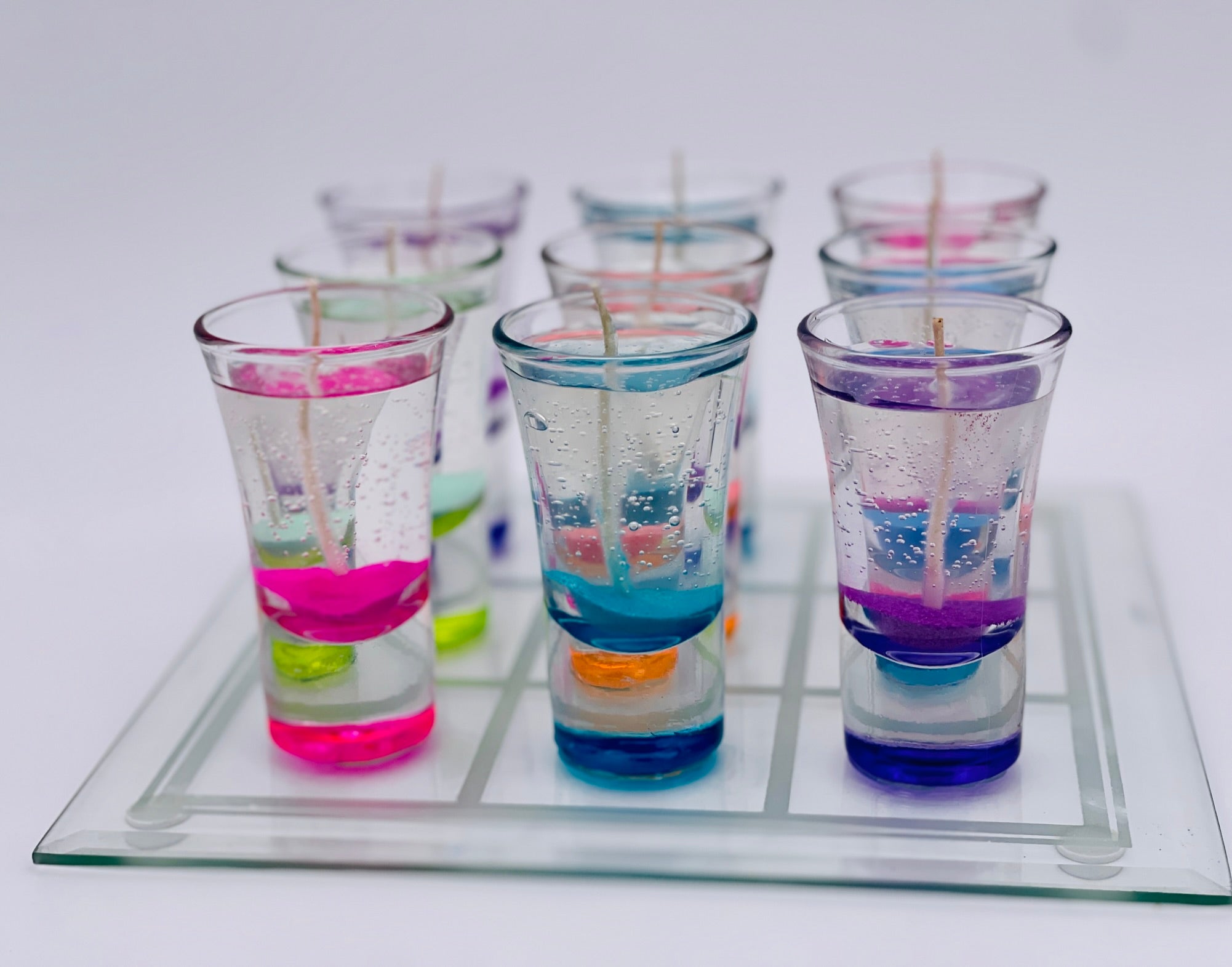 Colorful Shot Glass Collection