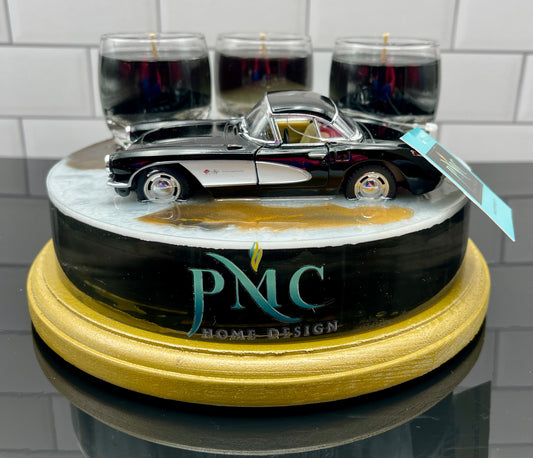 1957 Chevy Corvette Candle Centerpiece