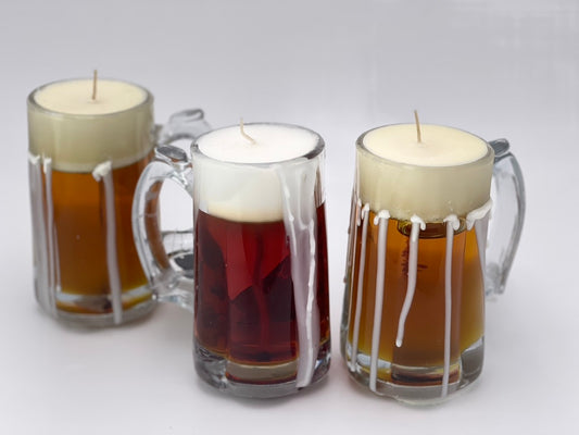 Beer Mug Candles