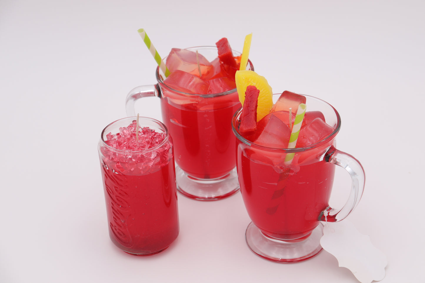 Fruity Mugs w/Ice Cubes