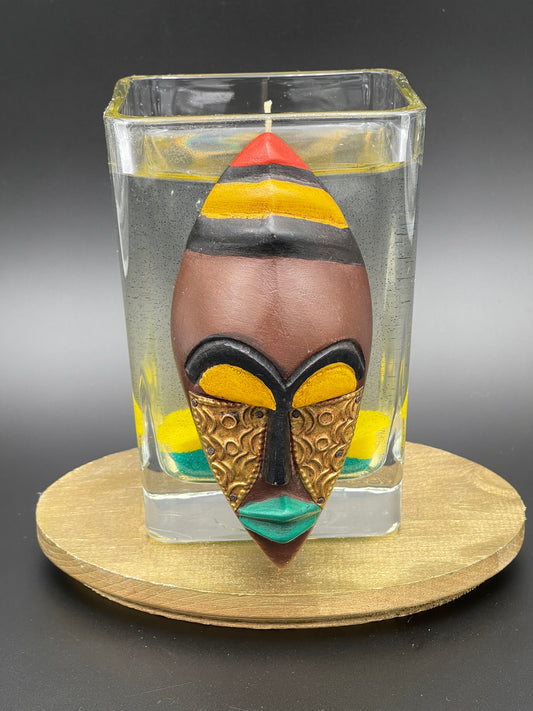African Masks Candle Collection