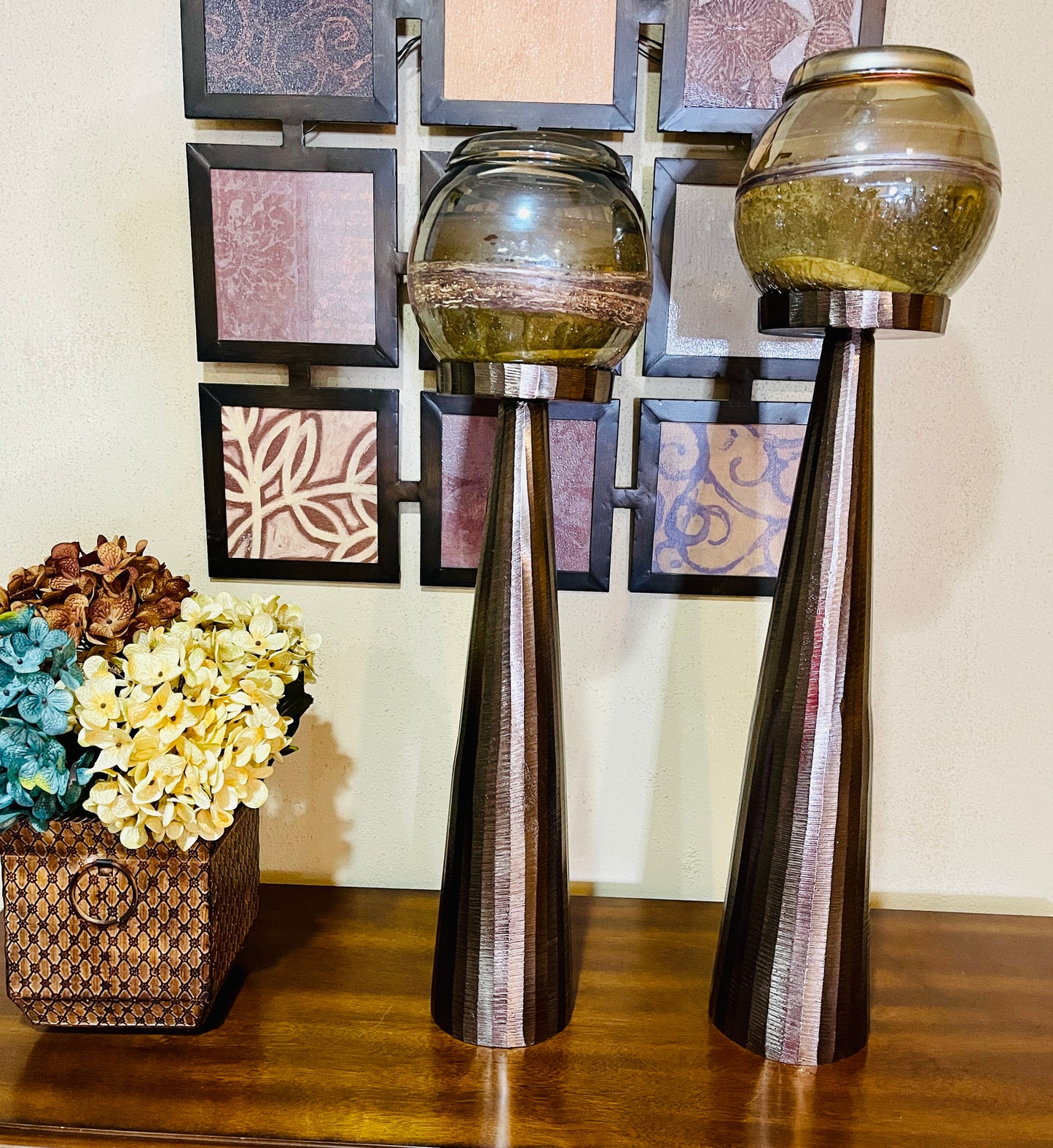 Modern Aluminum Candle Holder